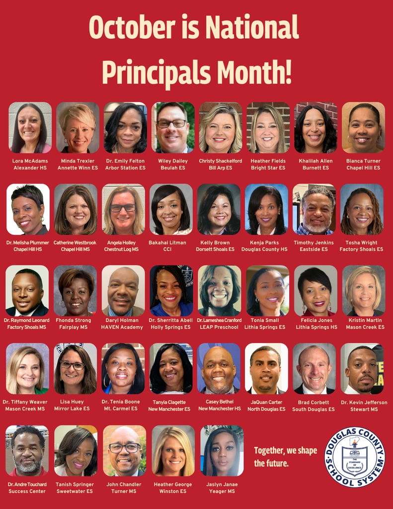 National Principals Month graphic