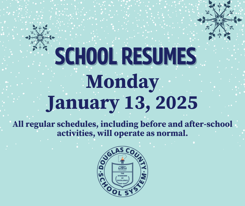 School Reopens Monday graphic