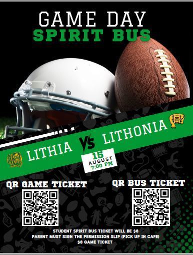Football Game Day - Spirit Bus 
