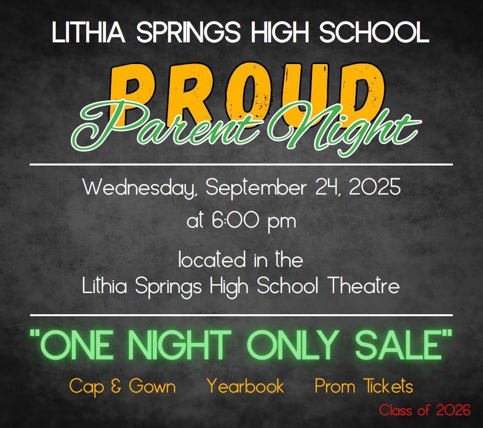 Proud Parent Night (Seniors) 