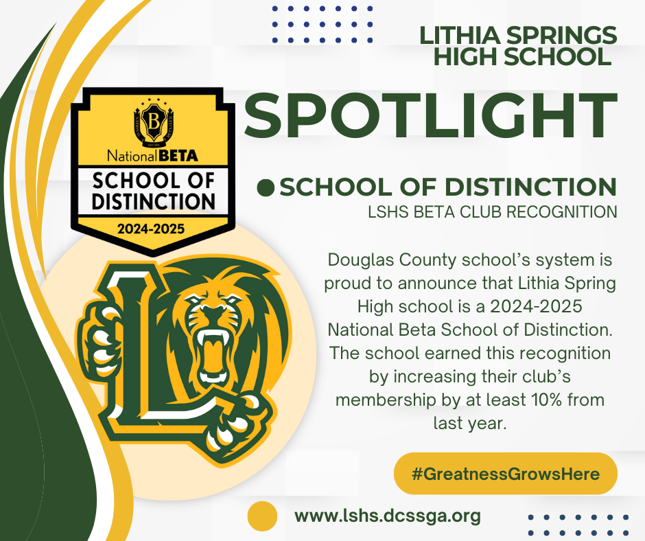 Beta Club School of Distinction