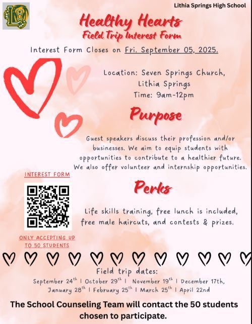 Healthy Hearts Field Trip Interest Form 