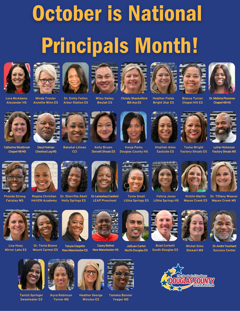 National Principals Month graphic