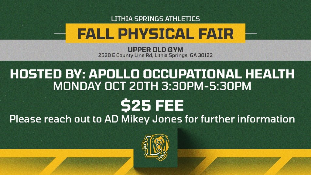 Fall Physical Fair 2025