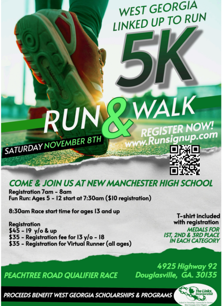 Linked Up to Run 5K Flyer
