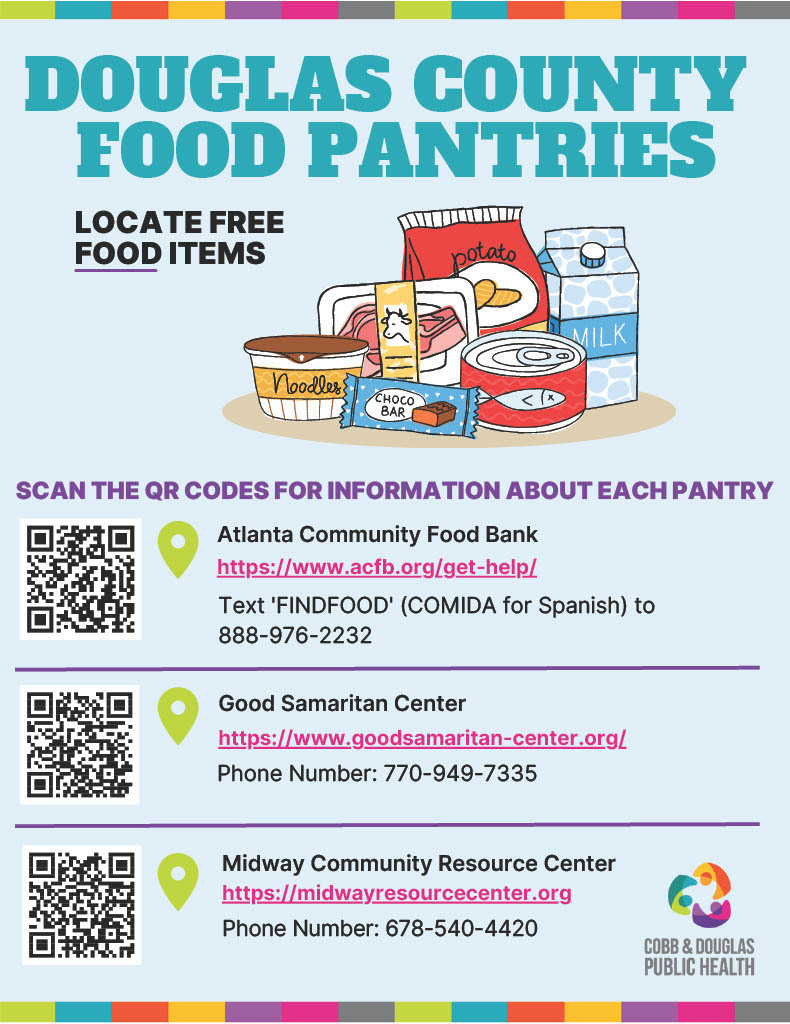 Douglas County Food Pantries Flyer
