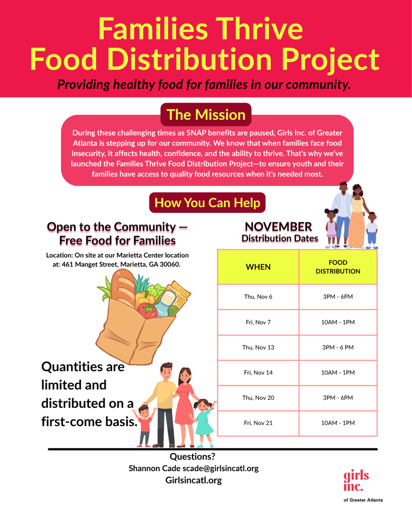 Families Thrive Project flyer