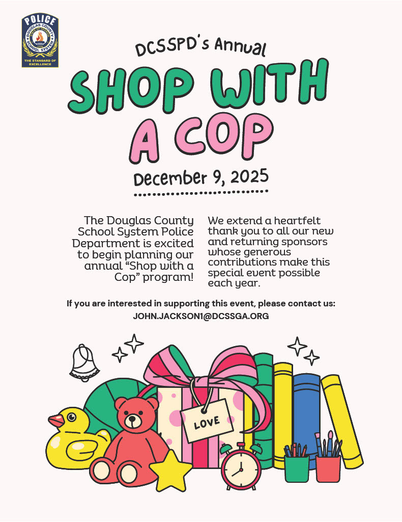Shop with a Cop flyer