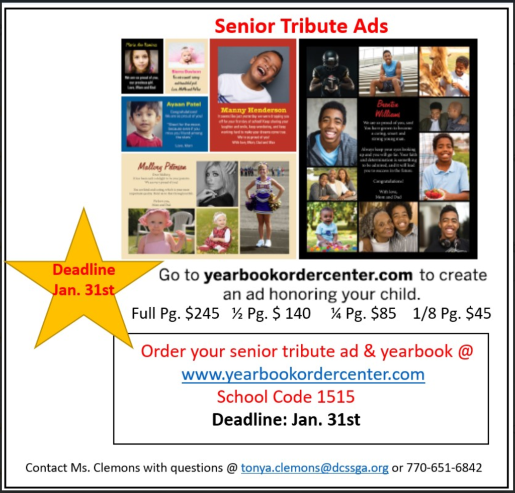 Senior Tribute Ads
