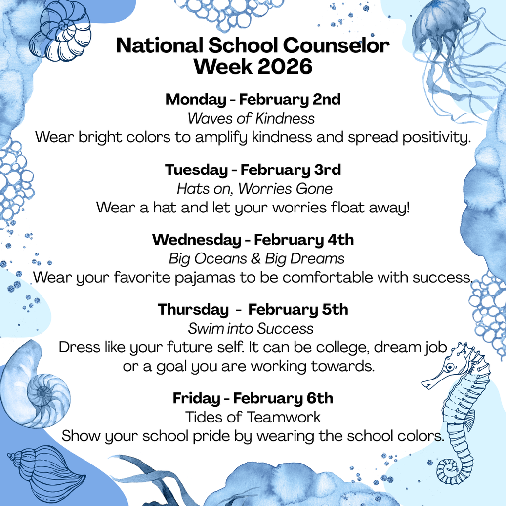 Counselor Week Dress Up Days
