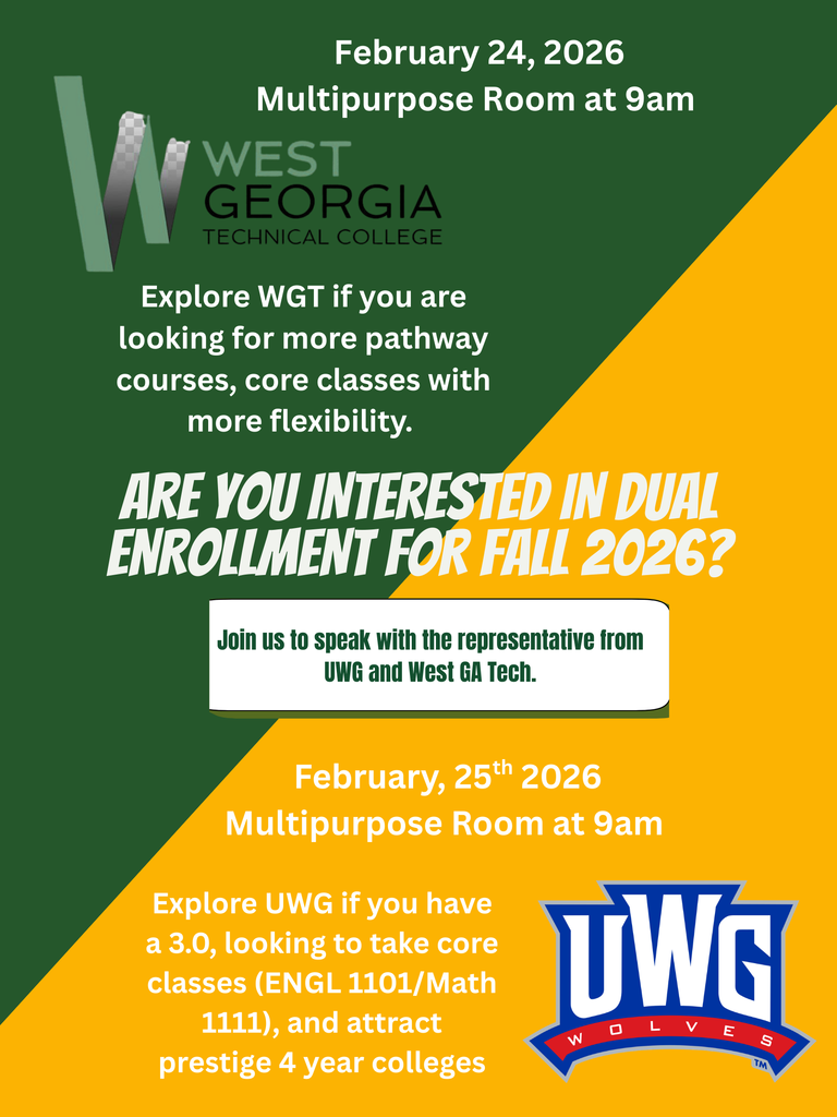 Dual Enrollment Flyer
