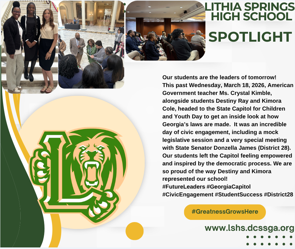 Lithia Springs High School American Government Spotlight