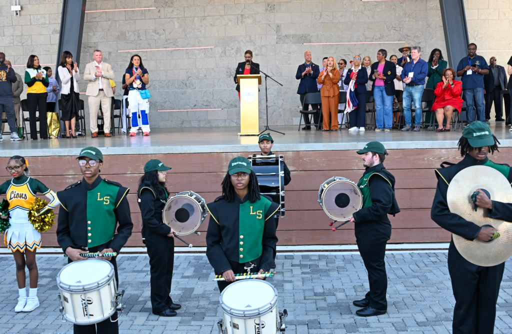 Elena Meyers Taylor Women's Monobob Gold Medalist Celebration