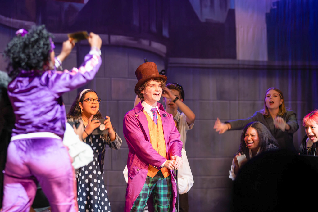AHS students perform in "Charlie and the Chocolate Factory."