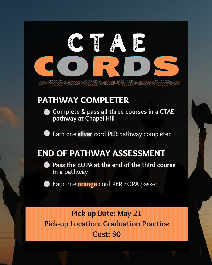CTAE Graduation Cords