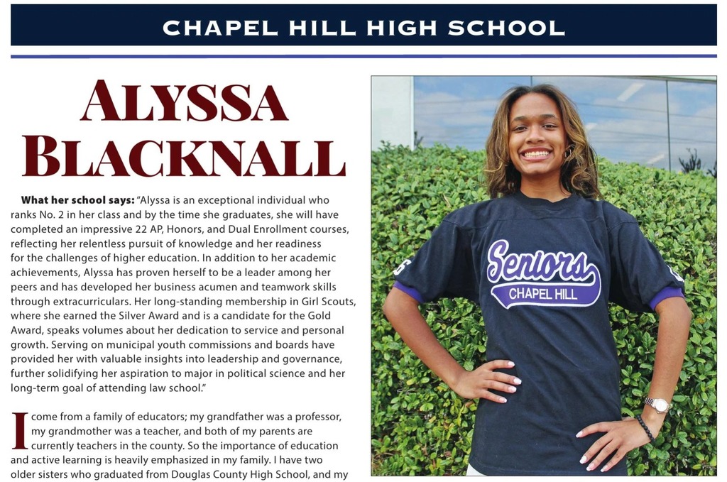 Alyssa Blacknall featured in West Georgia Living