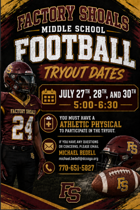 Football Tryout Dates 