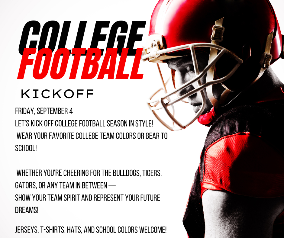 College Football Kickoff September 4th