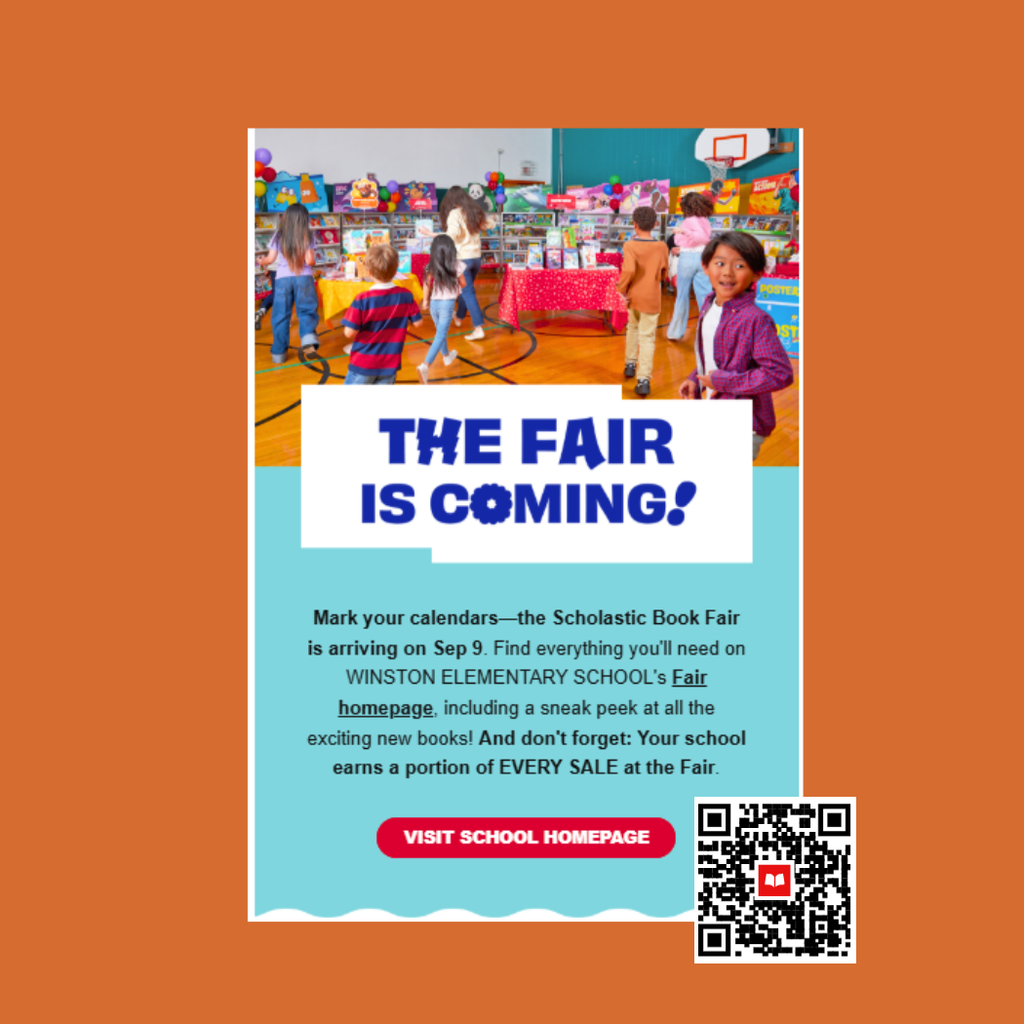 Book Fair is coming announcement-Sep. 9-16