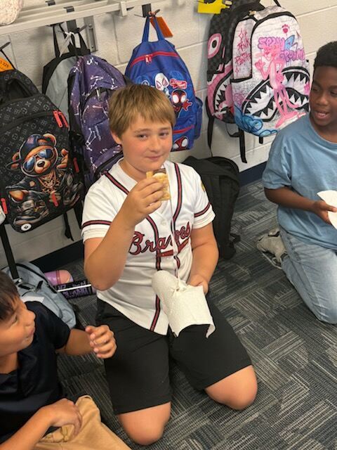 Enjoying S'mores