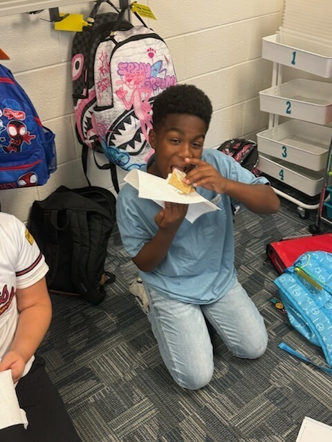 Enjoying S'mores