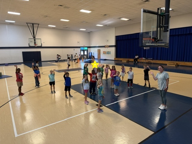 Douglasville Gymnastics Showing skills in PE