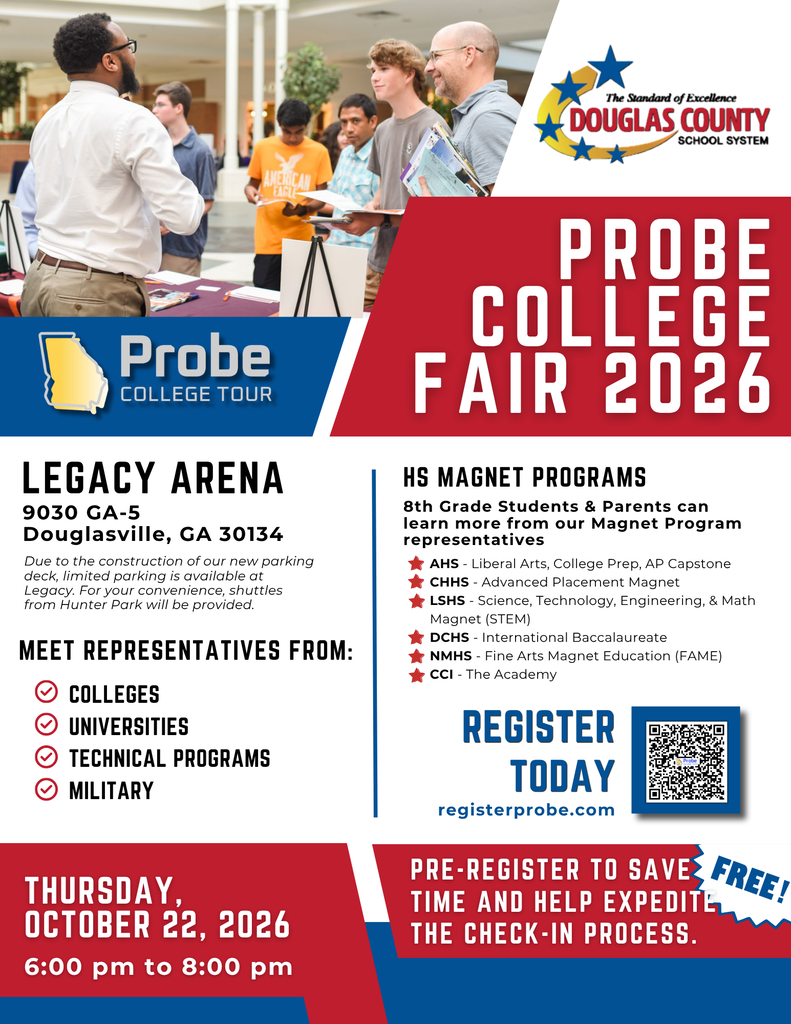 Probe College Tour flyer in English
