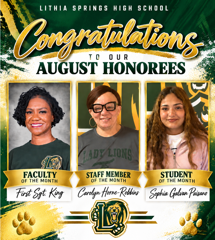 August 2026 Honorees