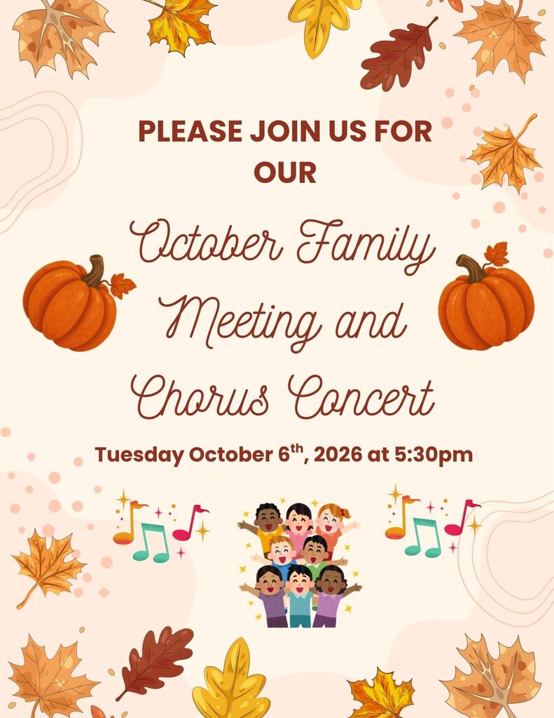 family meeting and chorus concert