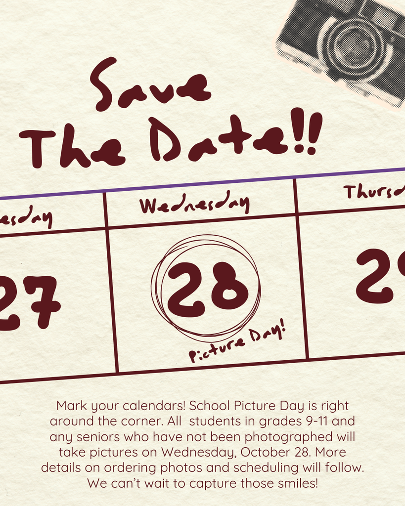 October 28 Picture Day