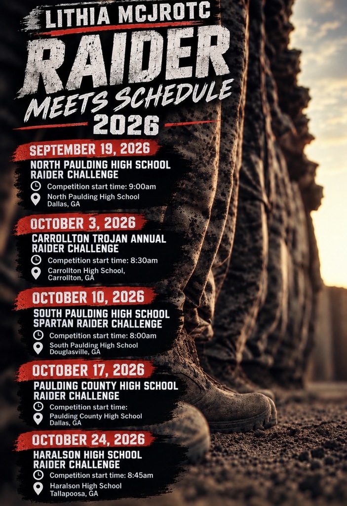 MJROTC Raider Meets Schedule 