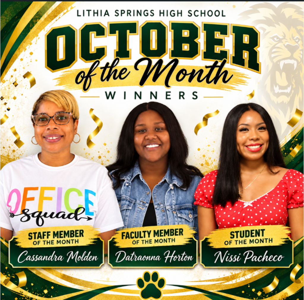 Staff and Student of the Month