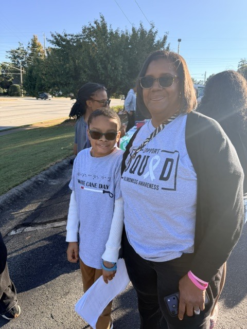 white cane day walk