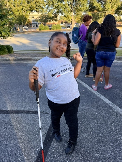 white cane day walk