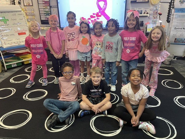 Pink out, parade, strawberry plants