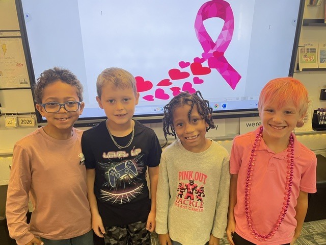Pink out, parade, strawberry plants