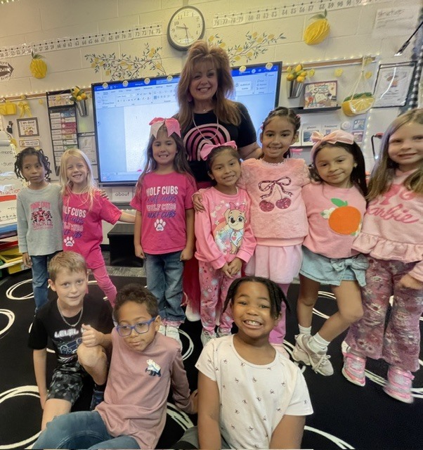 Pink out, parade, strawberry plants