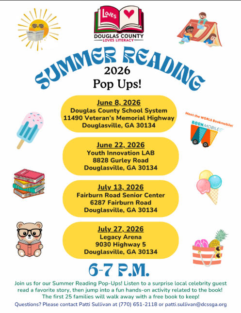 Summer Reading Pop Ups