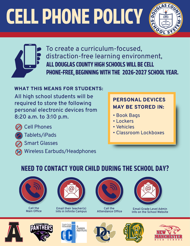 New cell phone policy poster