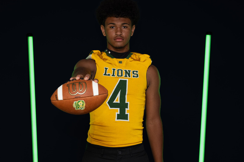 Lithia quarterback Justin Stephenson during Media Day.