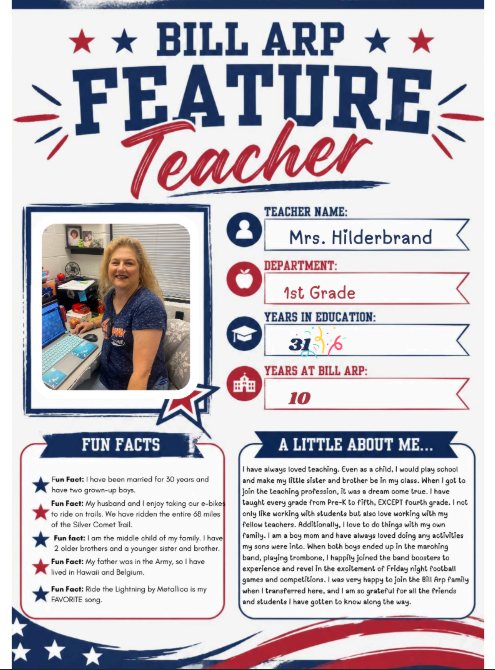 Feature Teacher - Hilderbrand