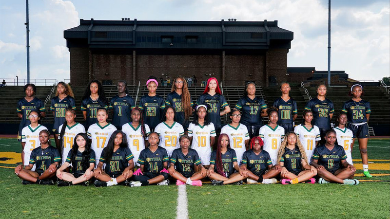 LSHS flag football team photo.