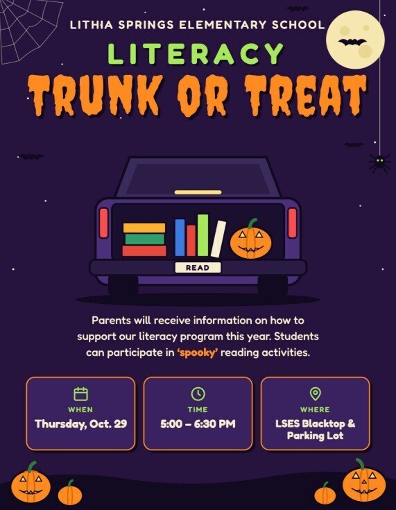 literacy trunk or treat