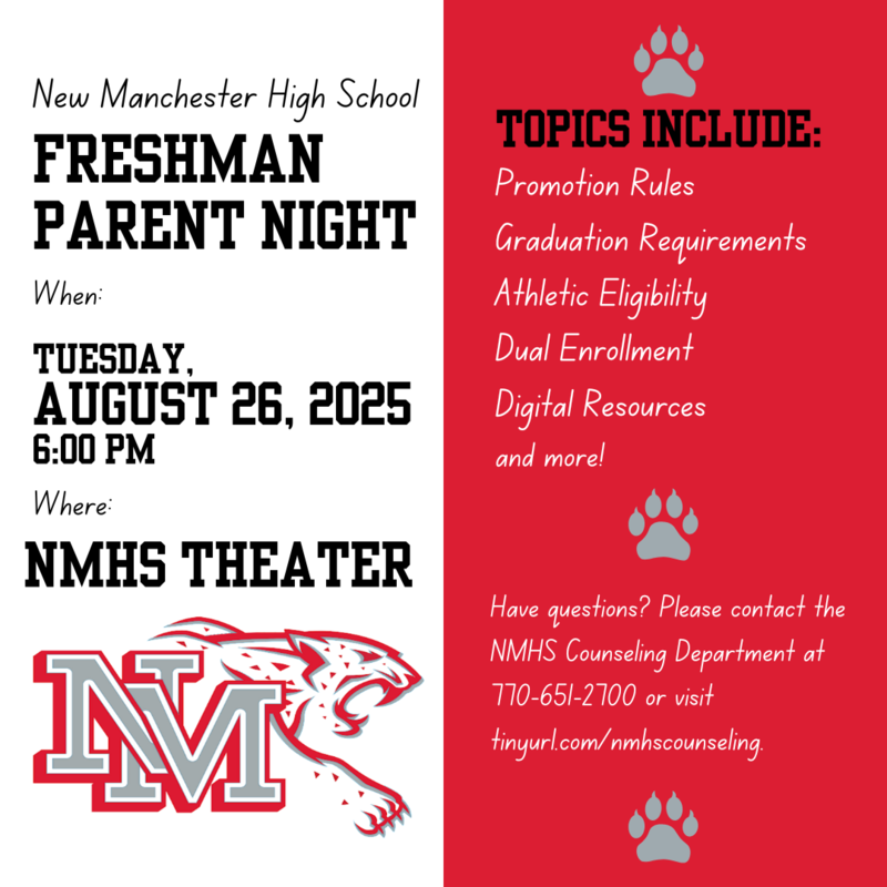 Freshman Parent Night Poster