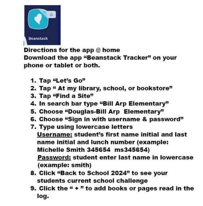 Beanstack Instructions