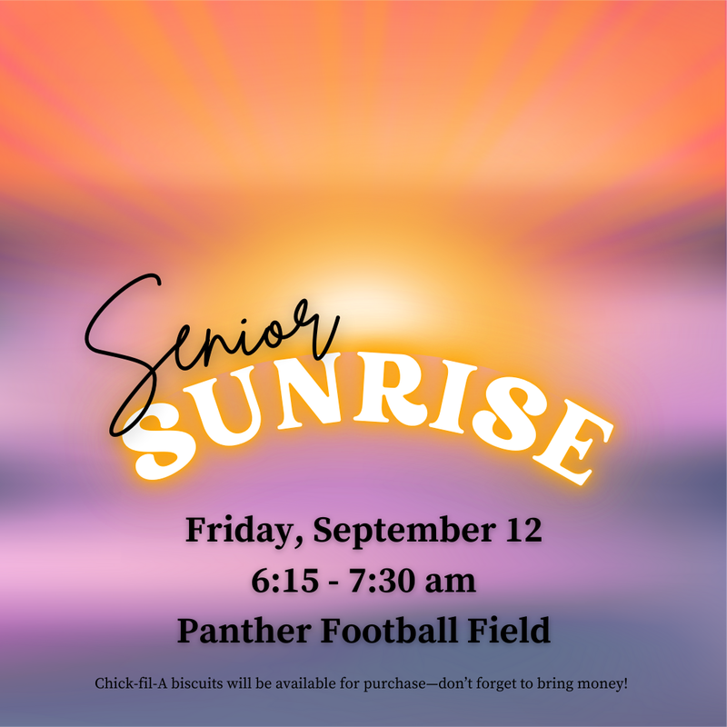 Senior Sunrise on 9/12