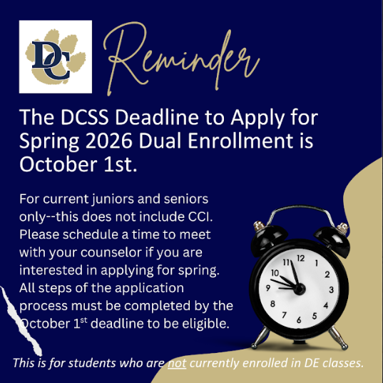Dual Enrollment info