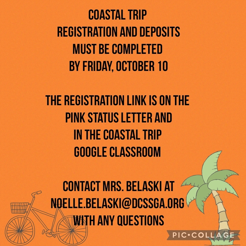 Coastal Trip Info 