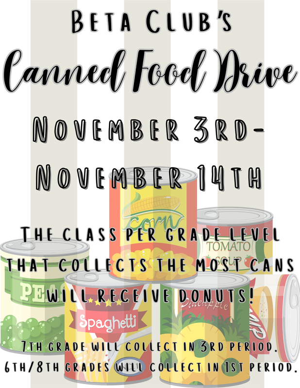 Beta Canned Food Drive