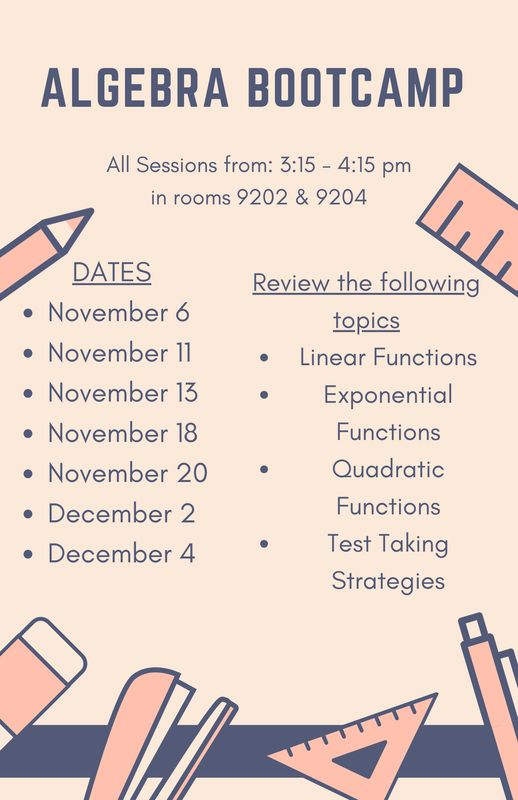Algebra Bootcamp